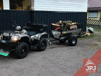 JPJtrailers offers various types of ATV trailers and carts.